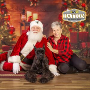 Santa featured with dog mom